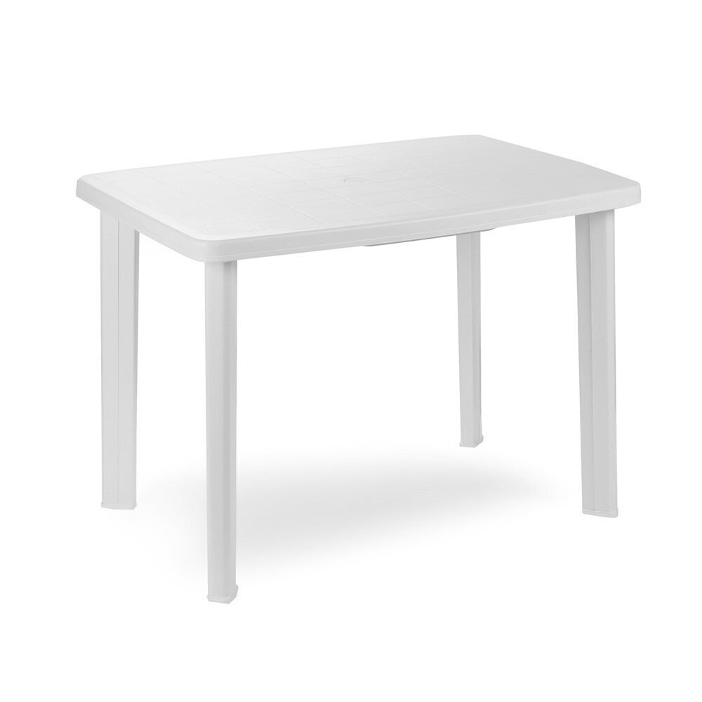 Stalas Faretto 102x68 cm, baltas kaina ir informacija | Lauko stalai, staliukai | pigu.lt
