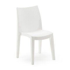 Стул Lady, белый цена и информация | Садовые стулья, кресла, пуфы | pigu.lt