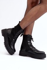 Auliniai batai moterims Dedinva 407052501, juodi kaina ir informacija | Aulinukai, ilgaauliai batai moterims | pigu.lt