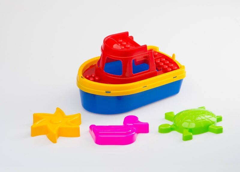 Smėlio žaislų rinkinys Diplo Laivas su formomis цена и информация | Vandens, smėlio ir paplūdimio žaislai | pigu.lt