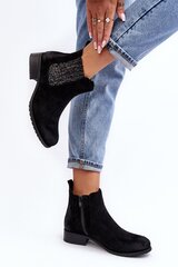 Auliniai batai moterims Chelsea Sauamia 474703940, juodi kaina ir informacija | Aulinukai, ilgaauliai batai moterims | pigu.lt