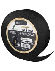 Tvoros juosta 4,75cm x 35m, John Green, Juoda + segtukai kaina ir informacija | Tvoros ir jų priedai | pigu.lt