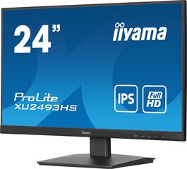 iiyama ProLite XU2493HS-B6 kompiuterio monitorius 60,5 cm (23.8") 1920 x 1080 pikseliai „Full HD“ LED Juoda kaina ir informacija | Monitoriai | pigu.lt