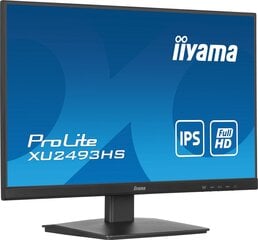 iiyama ProLite XU2493HS-B6 kompiuterio monitorius 60,5 cm (23.8") 1920 x 1080 pikseliai „Full HD“ LED Juoda цена и информация | Мониторы | pigu.lt