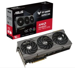 Asus TUF Gaming Radeon RX 7900 GRE OC Edition (TUF-RX7900GRE-O16G-GAMING) kaina ir informacija | Vaizdo plokštės (GPU) | pigu.lt