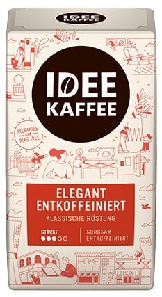 Idee Kaffee malta kava be kofeino Elegant, 500g kaina ir informacija | Kava, kakava | pigu.lt