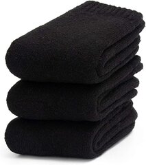 Мужские шерстяные носки Yoicy, 3 пары, черные, размер 38-46 EU цена и информация | Мужские носки | pigu.lt