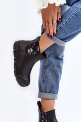 Guminiai batai moterims Stella 607883024, juodi цена и информация | Женские резиновые сапоги | pigu.lt