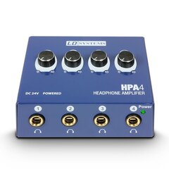 LD Sytems HPA 4 - компактный и мощный усилитель для наушников цена и информация | Принадлежности для музыкальных инструментов | pigu.lt