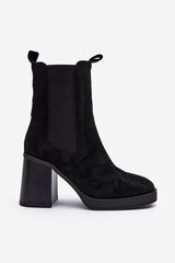 Auliniai batai moterims Piovere 059213806, juodi kaina ir informacija | Aulinukai, ilgaauliai batai moterims | pigu.lt