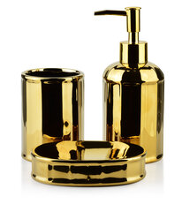 Vonios rinkinys auksinis 350ml kaina ir informacija | Vonios kambario aksesuarai | pigu.lt