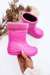Guminiai batai mergaitėms 879515668, rožiniai цена и информация | Резиновые сапоги детские | pigu.lt