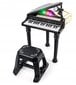 Vaikiškas fortepijonas su kėdute ir mp3 mikrofonu kaina ir informacija | Lavinamieji žaislai | pigu.lt