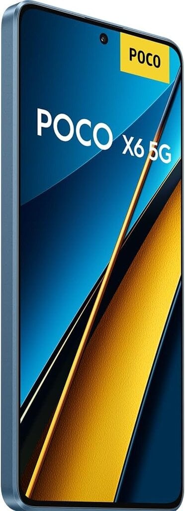 Poco X6 5G 12/256GB Blue kaina ir informacija | Mobilieji telefonai | pigu.lt