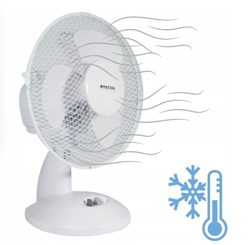 Stalo ventiliatorius, baltas kaina ir informacija | Ventiliatoriai | pigu.lt