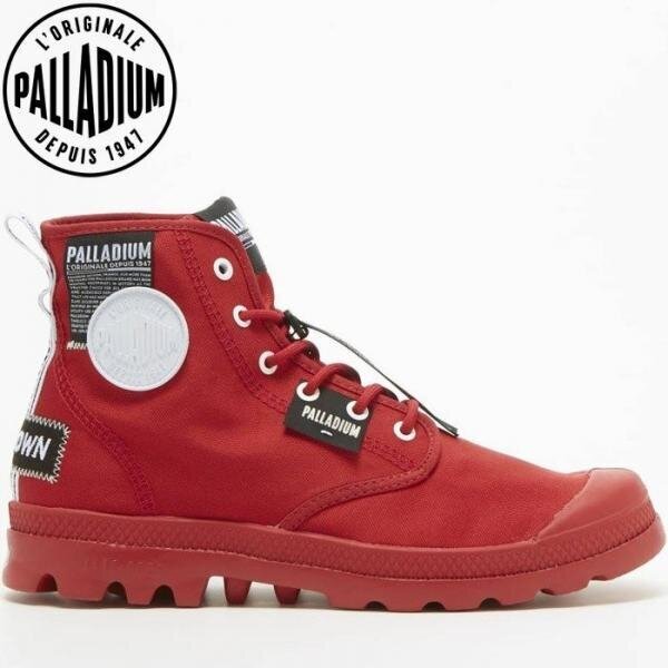 Laisvalaikio batai vyrams Palladium Pampa Lite Overlab, raudoni kaina ir informacija | Vyriški batai | pigu.lt