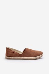 Espadrilės moterims Vulcano 914680485, rudos kaina ir informacija | Bateliai moterims  | pigu.lt