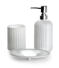 Ari vonios komplektas 400 ml matinis baltas kaina ir informacija | Vonios kambario aksesuarai | pigu.lt