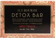 Valomasis muilas 18.21 Detox Bar Soap Sweet Tobacco, 198 g kaina ir informacija | Muilai | pigu.lt