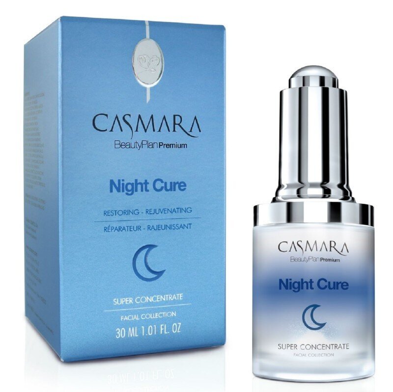 Veido serumas Casmara Night Cure, 30 ml цена и информация | Veido aliejai, serumai | pigu.lt