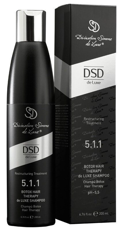 Plaukų šampūnas su botoksu DSD Dixidox de Luxe Shampoo 5.1.1, 200 ml kaina ir informacija | Šampūnai | pigu.lt