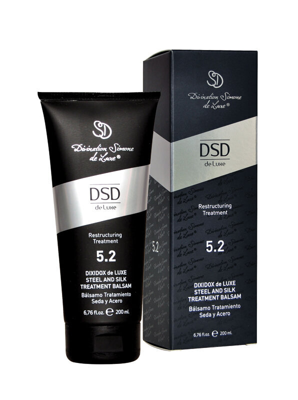 Plaukų balzamas su šilku DSD de Luxe Dixidox de Luxe, Steel and Silk, 200 ml цена и информация | Priemonės plaukų stiprinimui | pigu.lt