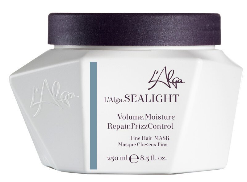 Apimties suteikianti kaukė plaukams L'Alga Sealight Hair Mask, 250 ml цена и информация | Priemonės plaukų stiprinimui | pigu.lt