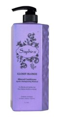 Kondicionierius šviesiems plaukams Saphira Glossy Blonde, 1000 ml цена и информация | Бальзамы, кондиционеры | pigu.lt