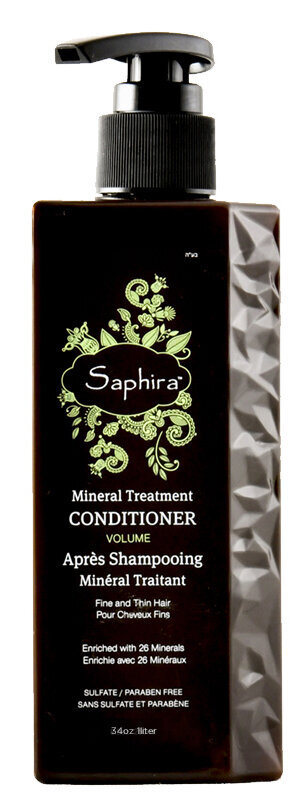 Neapsunkinantis kondicionierius plaukams Saphira Mineral Treatment, 1000 ml цена и информация | Balzamai, kondicionieriai | pigu.lt