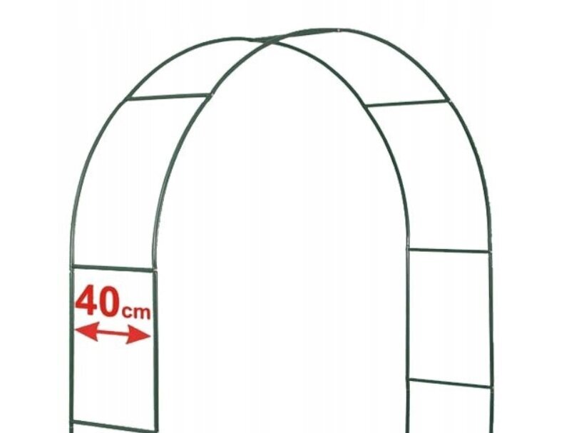 Sodo arka augalams, 240 x 140 x 37 cm kaina ir informacija | Gėlių stovai, vazonų laikikliai | pigu.lt