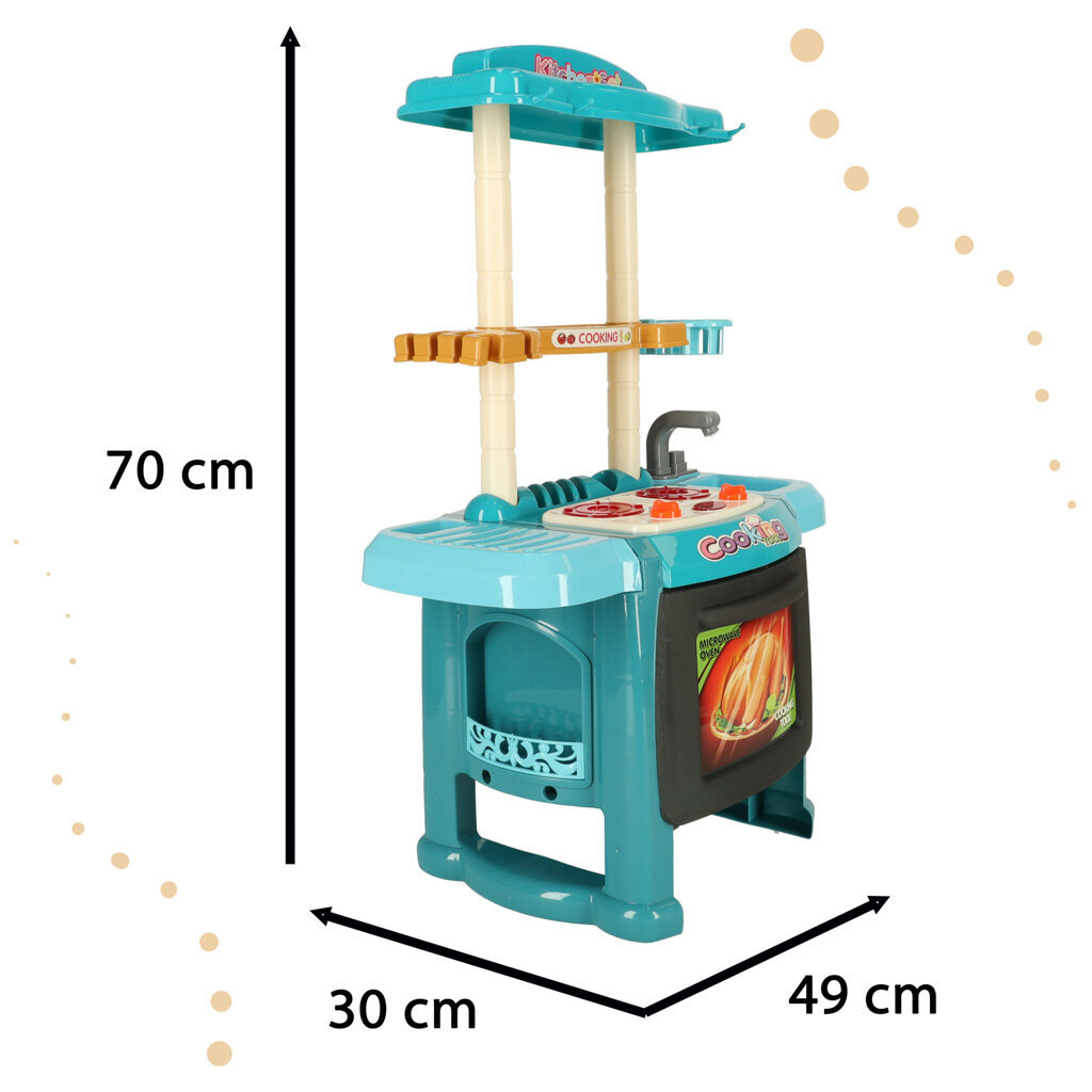 Vaikiška virtuvė su priedais ir šviesos efektais kaina ir informacija | Žaislai mergaitėms | pigu.lt