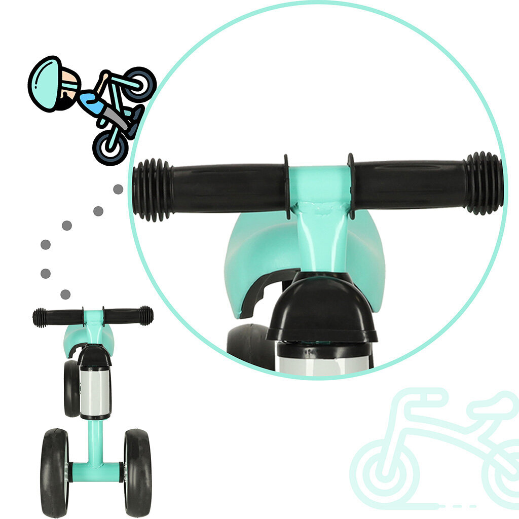 Triratis balansinis dviratukas Trike-Fix, žalias kaina ir informacija | Balansiniai dviratukai | pigu.lt