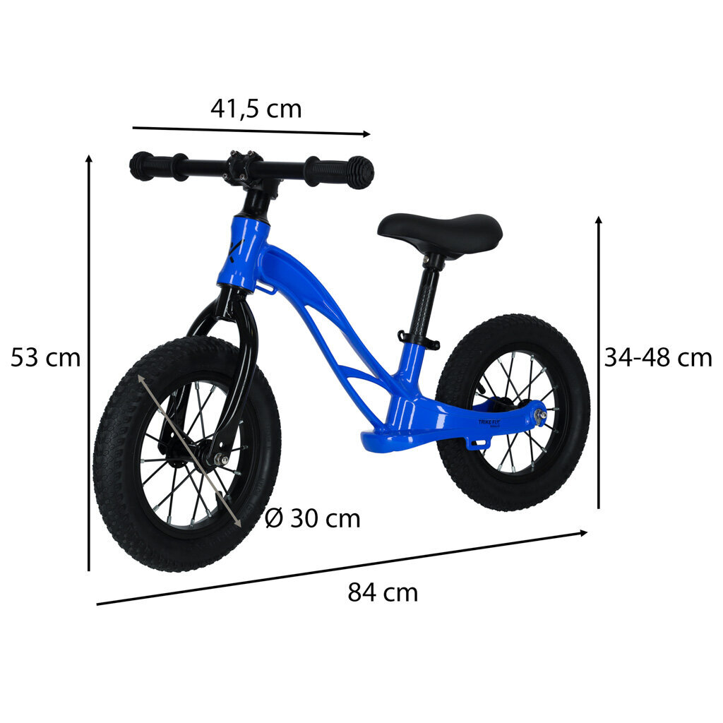 Balansinis dviratis Trike Fix Active X1, mėlynas kaina ir informacija | Balansiniai dviratukai | pigu.lt