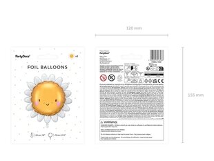 Folinis balionas Saulė, 70 cm kaina ir informacija | Balionai | pigu.lt