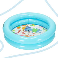 Pripučiamas baseinas vaikams Bestway, 61x15 cm, mėlynas kaina ir informacija | Baseinai | pigu.lt