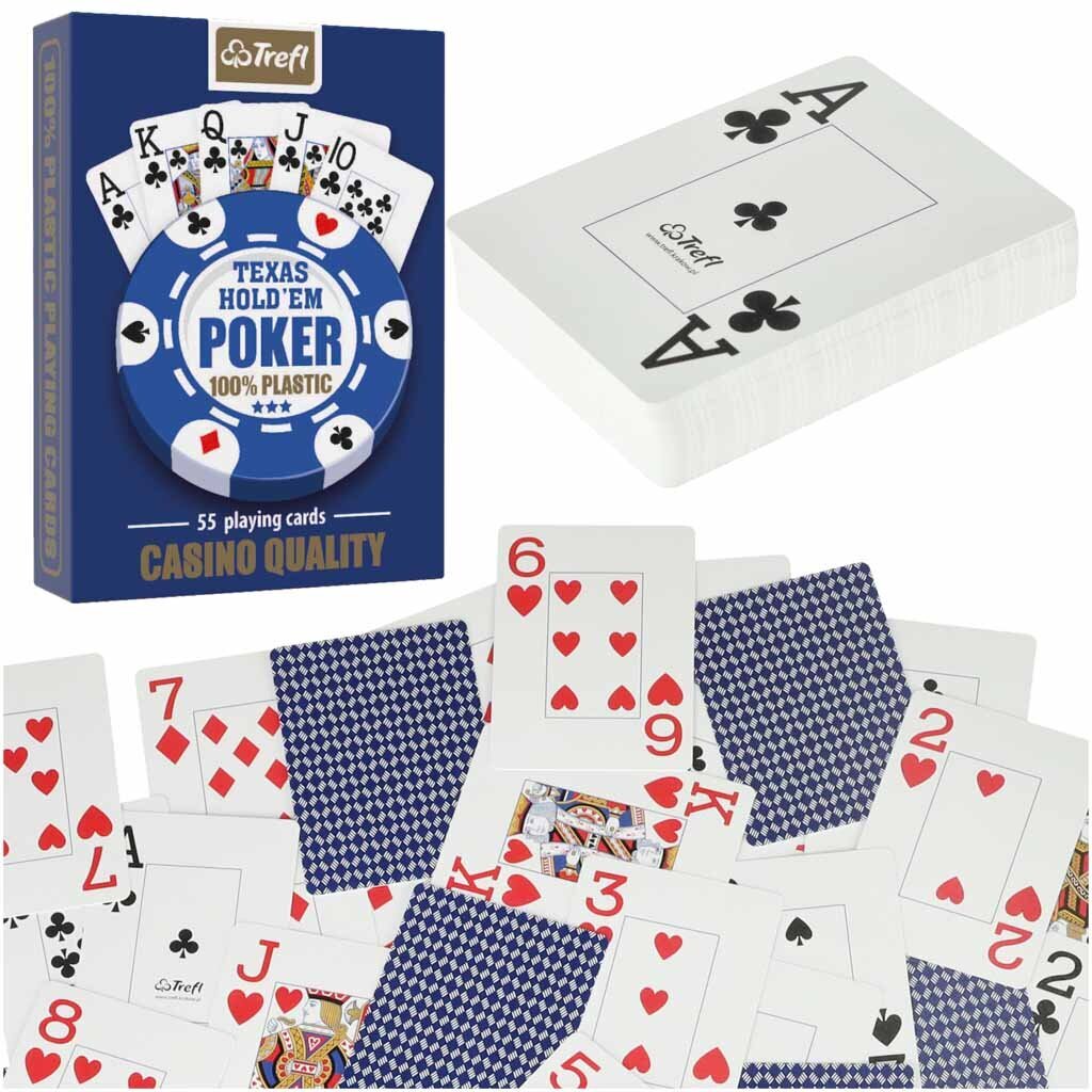 Stalo žaidimas Pokeris Trefl kaina ir informacija | Stalo žaidimai, galvosūkiai | pigu.lt