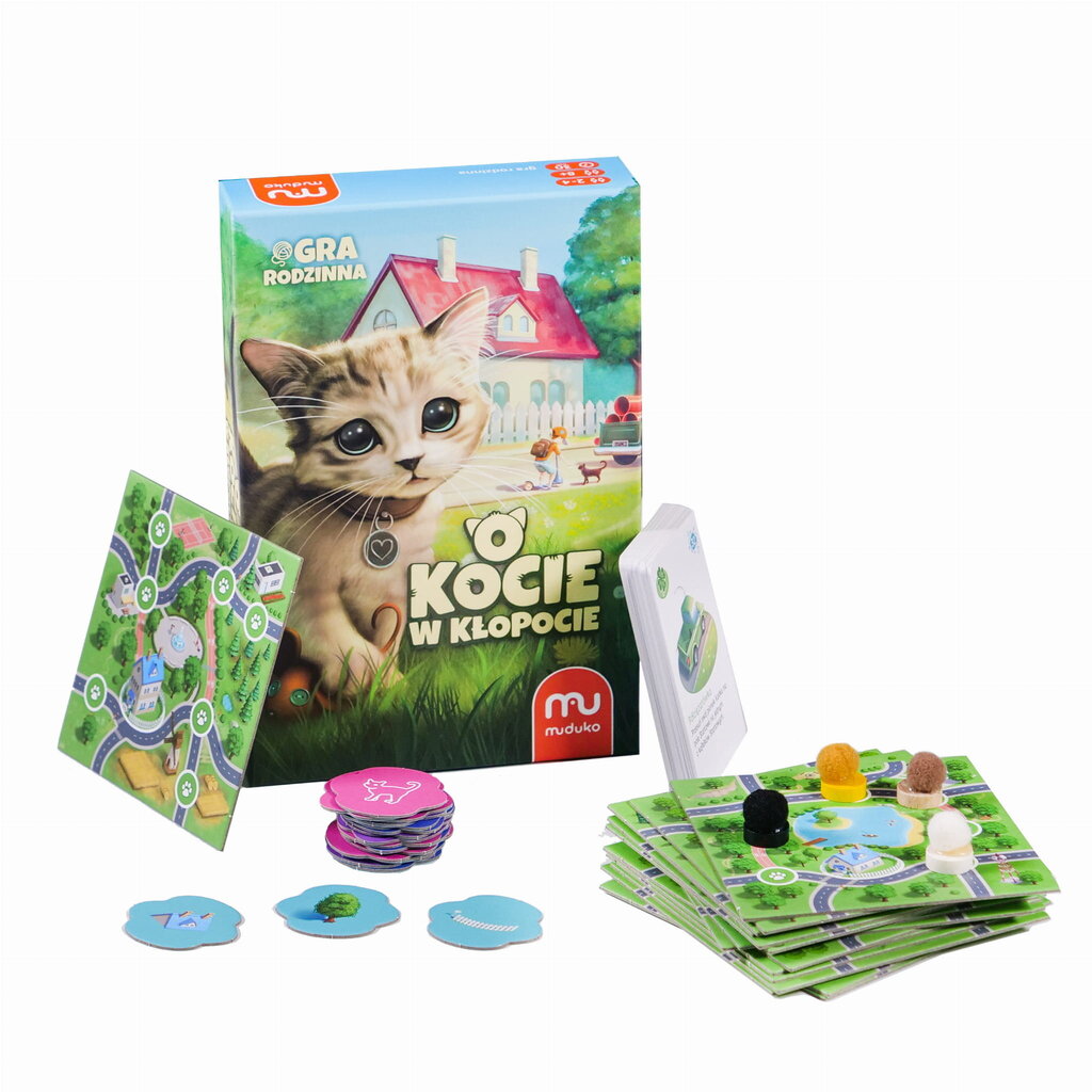 Stalo žaidimas Muduko Apie katę patekusią į bėda kaina ir informacija | Stalo žaidimai, galvosūkiai | pigu.lt