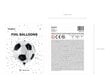 Folinis balionas futbolo kamuolys, 40cm цена и информация | Balionai | pigu.lt