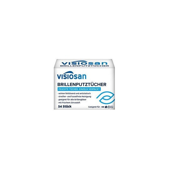 Akinių šluostės Visiosan, 54 vnt. цена и информация | Akinių ir lęšių aksesuarai | pigu.lt