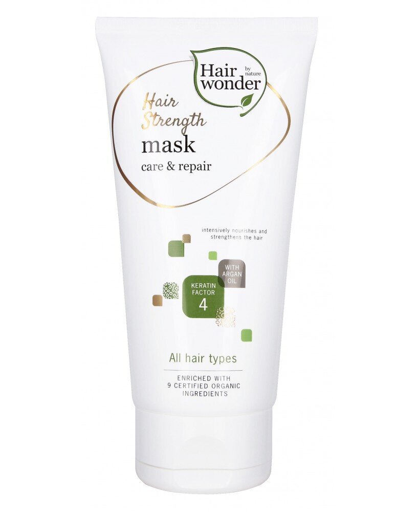 Plaukus sustiprinanti kaukė Hairwonder Hair Strength Mask, 150 ml kaina ir informacija | Priemonės plaukų stiprinimui | pigu.lt