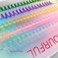 Priklijuojamų blasktienų kuokšteliai Colourful 10 - 12 mm kaina ir informacija | Priklijuojamos blakstienos, blakstienų rietikliai | pigu.lt