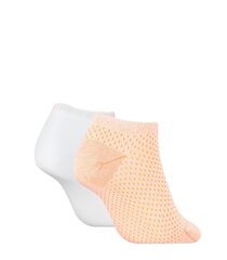 Puma женские носки 2 пары 938385*01, белый+оранжевый 8720245568609 цена и информация | Женские носки | pigu.lt