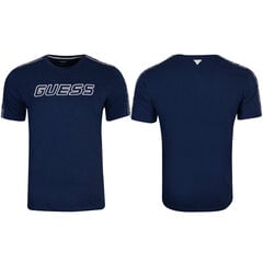 Guess marškinėliai vyrams 87376, mėlyni kaina ir informacija | Vyriški marškinėliai | pigu.lt