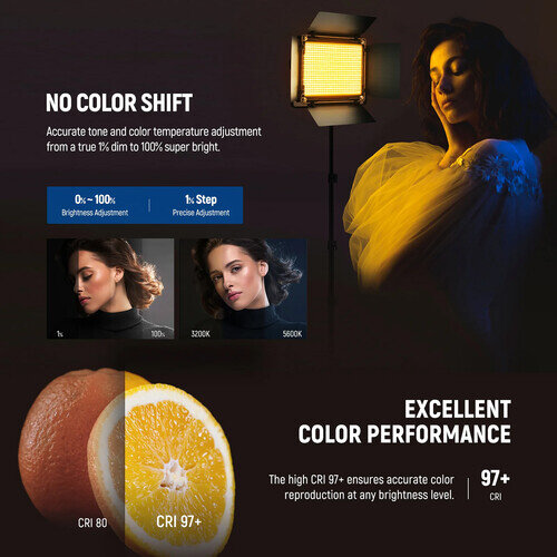 Neewer 660 Pro RGB Led Light цена и информация | Fotografijos apšvietimo įranga | pigu.lt