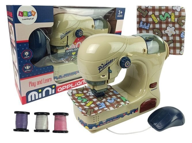 Vaikiška siuvimo mašina Lean Toys kaina ir informacija | Žaislai mergaitėms | pigu.lt