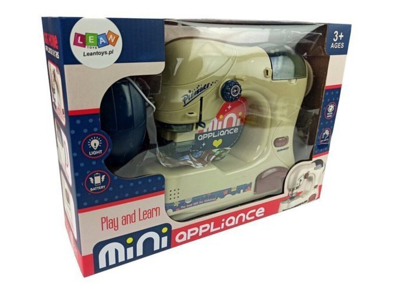 Vaikiška siuvimo mašina Lean Toys kaina ir informacija | Žaislai mergaitėms | pigu.lt
