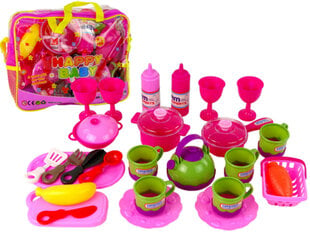 Žaislinis indų rinkinys, 31 dalių kaina ir informacija | Žaislai mergaitėms | pigu.lt