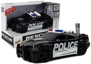 Policijos automobilis su garso ir šviesos efektais Lean Toys, 1:20 цена и информация | Игрушки для мальчиков | pigu.lt