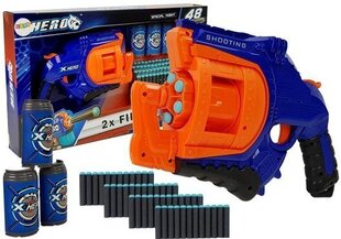 Pistoletas su putplasčio šoviniais Lean Toys, 48 vnt. kaina ir informacija | Žaislai berniukams | pigu.lt