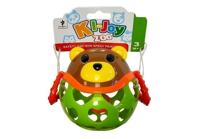 Barškutis Ki - Joy Zoo meškiukas kaina ir informacija | Žaislai kūdikiams | pigu.lt